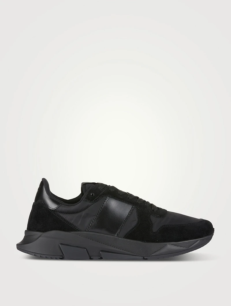 Jagga Suede And Nylon Sneakers