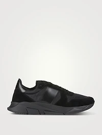 Jagga Suede And Nylon Sneakers