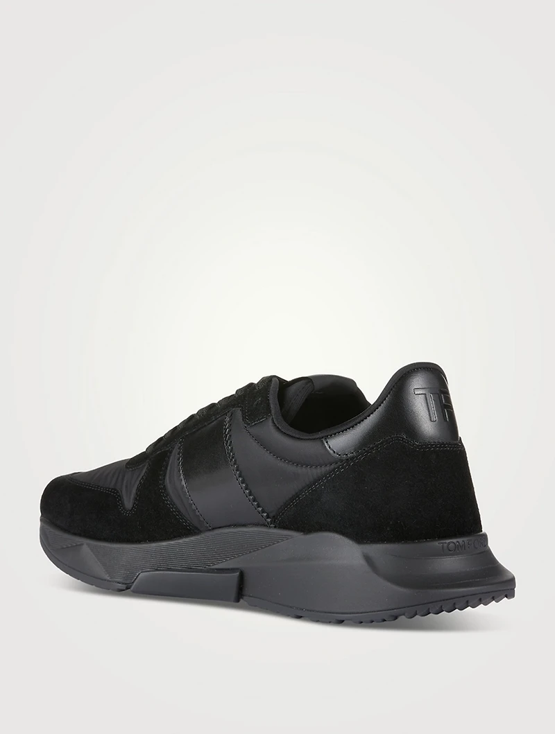 Jagga Suede And Nylon Sneakers