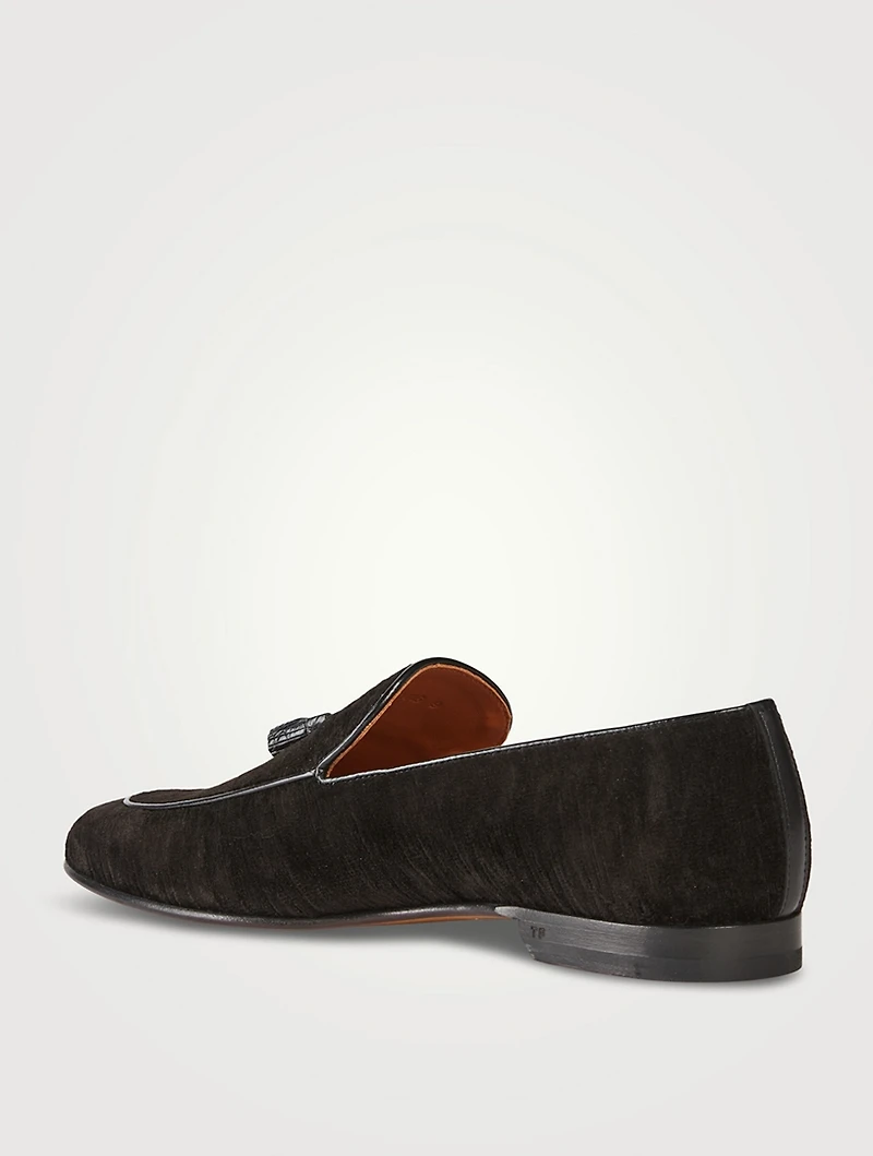 Liam Velvet Loafers