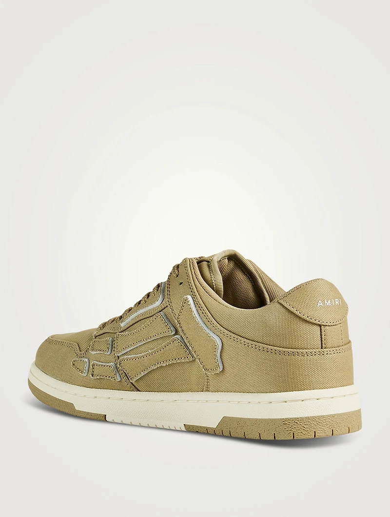 Skel Low-Top Canvas Sneakers