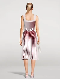 Parlor Wavy Midi Dress