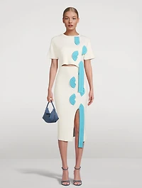 Ellie Ribbed Midi Skirt