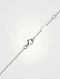 Essentials 18K White Gold 13-Stone Necklace With Diamonds