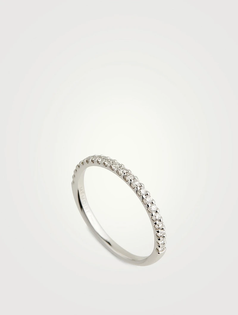 Odessa Platinum 21-Stone Ring With Diamonds