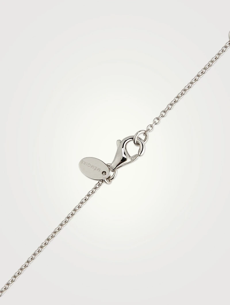 Bouquet 18K White Gold Everyday Necklace With Diamonds