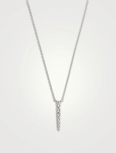 Medium Identity 18K White Gold Pendant Necklace