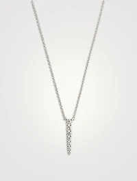 Medium Identity 18K White Gold Pendant Necklace