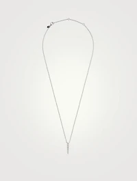 Medium Identity 18K White Gold Pendant Necklace