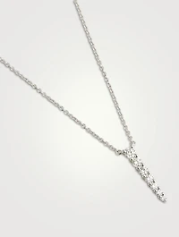Medium Identity 18K White Gold Pendant Necklace