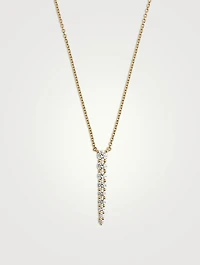 Large Identity 18K Gold Pendant Necklace