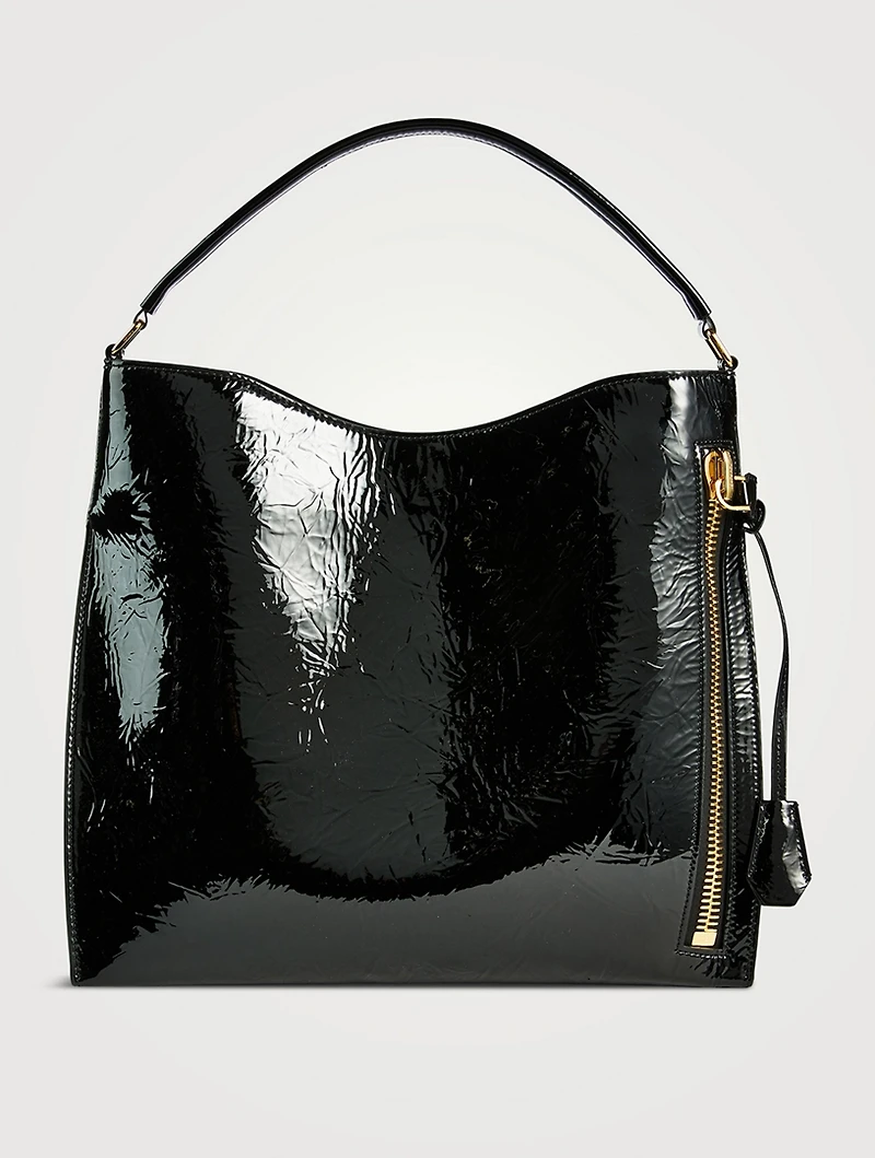 Small Alix Patent Leather Shoulder Bag