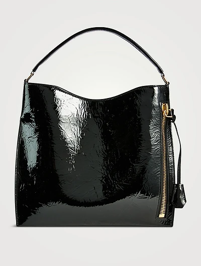 Small Alix Patent Leather Shoulder Bag