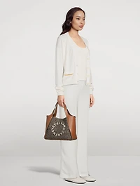 Stella Logo Herringbone Crossbody Tote Bag