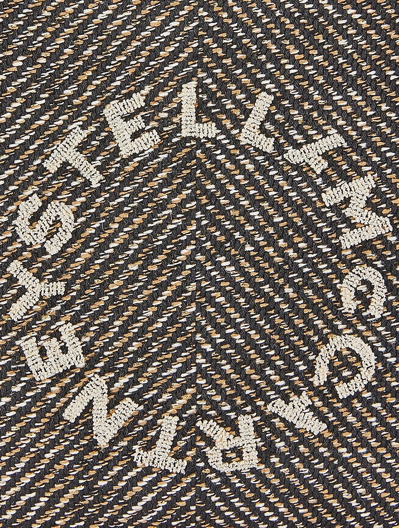 Mini Stella Logo Herringbone Crossbody Bag