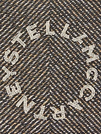 Mini Stella Logo Herringbone Crossbody Bag