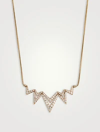 Lady Stardust 18K Rose Gold Pendant Necklace With Diamonds