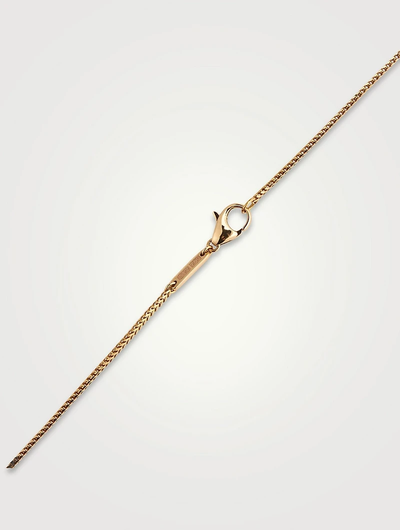 Lady Stardust 18K Rose Gold Necklace With Quartz Pink Opal And Diamonds