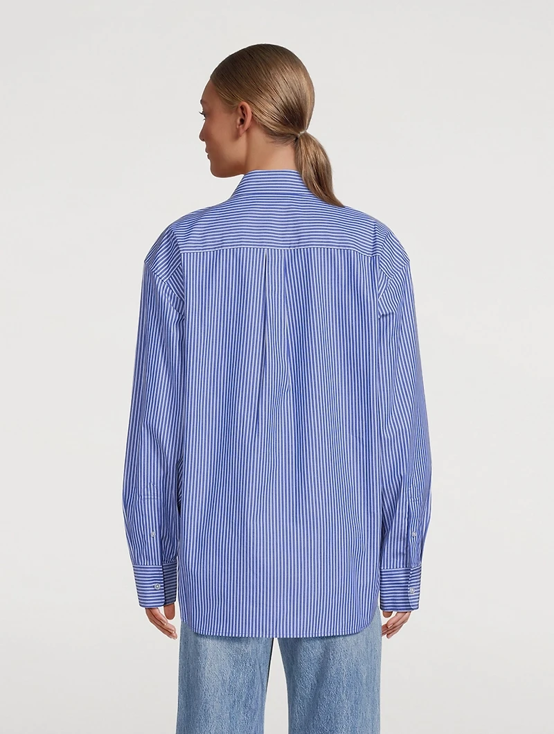 Compact Cotton Boyfriend Shirt