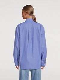 Compact Cotton Boyfriend Shirt