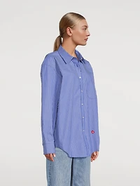 Compact Cotton Boyfriend Shirt