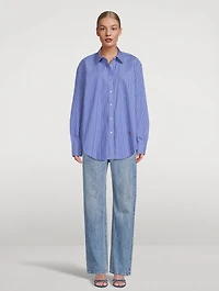 Compact Cotton Boyfriend Shirt