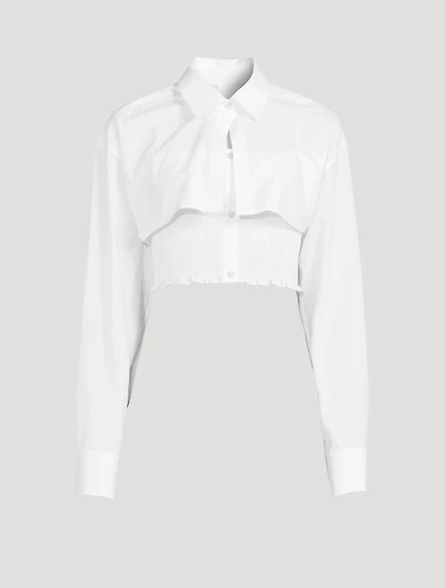 Smocked Cami Overshirt