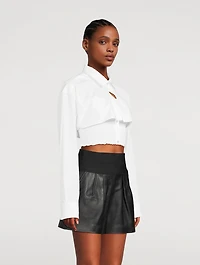 Smocked Cami Overshirt