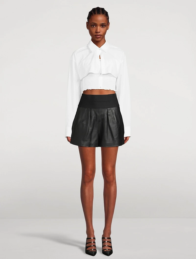 Smocked Cami Overshirt