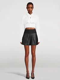 Smocked Cami Overshirt