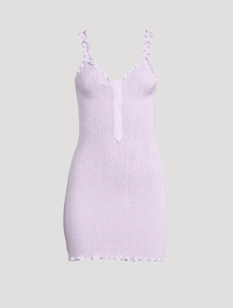 Smocked Tank Mini Dress