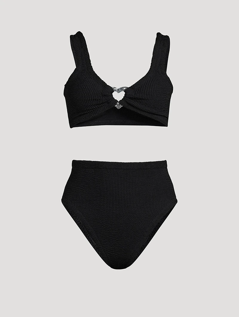 Jessica Heart Two-Piece Swim Set