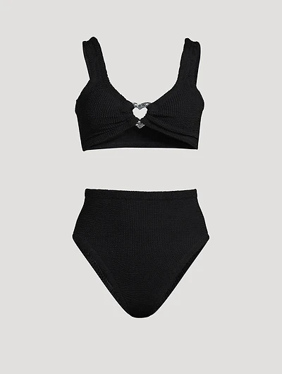 Jessica Heart Two-Piece Swim Set