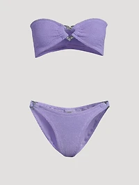 Nicole Bandeau Two-Piece Swim Set