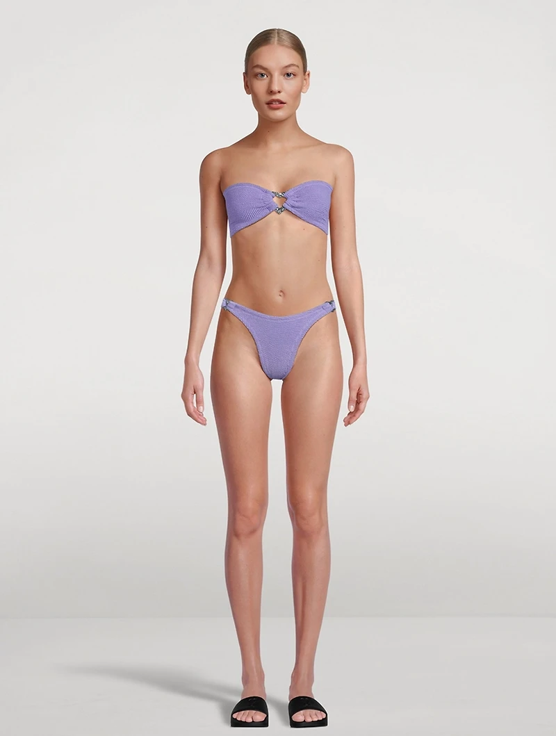 Nicole Bandeau Two-Piece Swim Set