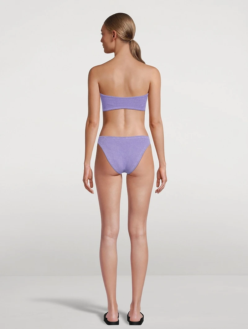 Nicole Bandeau Two-Piece Swim Set