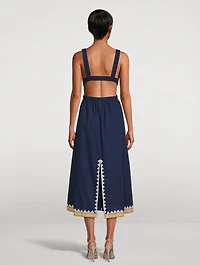 Lia Cut-Out A-Line Dress