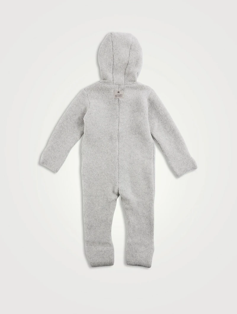 Allie Wool Fleece Hooded Coverall With Ears