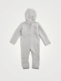 Allie Wool Fleece Hooded Coverall With Ears