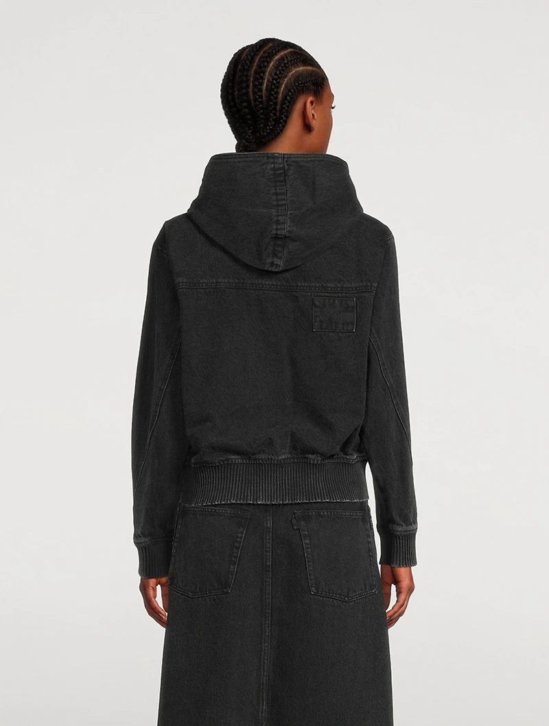 Denim Hoodie