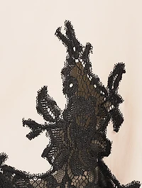 Lace-Trimmed Cady Shirt