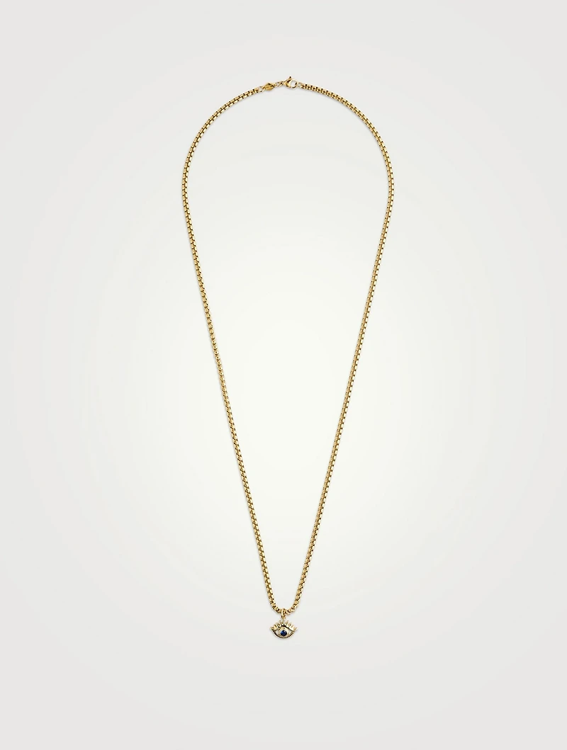 Mini Evil Eye Pendant Necklace