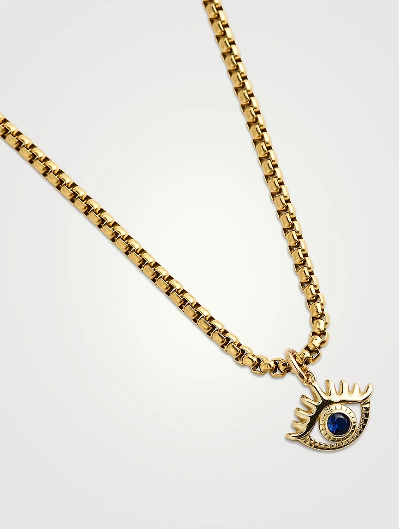 Mini Evil Eye Pendant Necklace