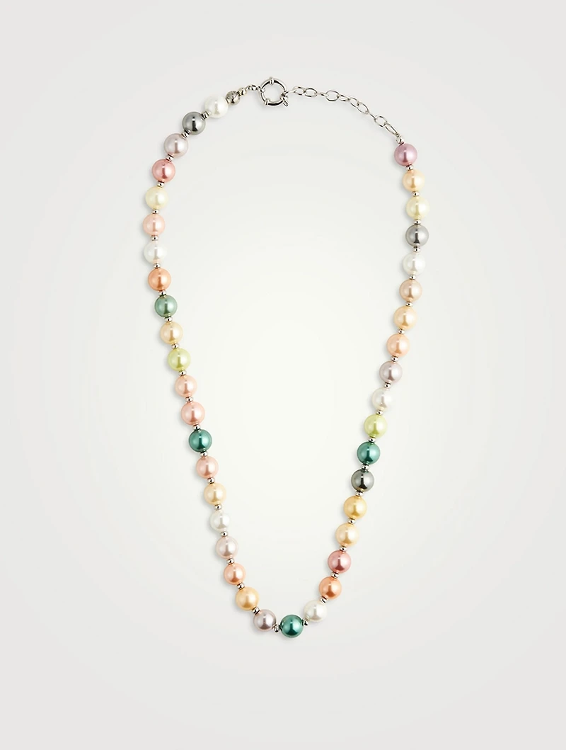 Pastel Pearl Necklace