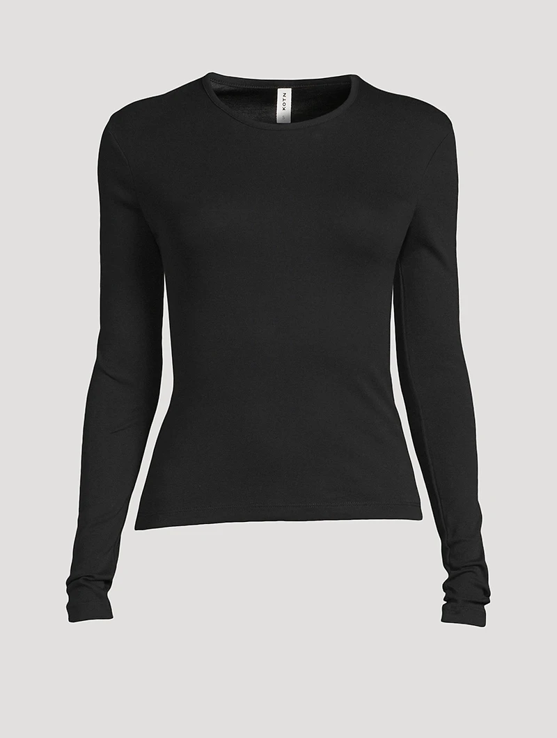 Fitted Long-Sleeve Top