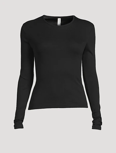 Fitted Long-Sleeve Top