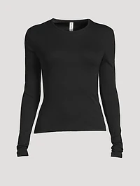 Fitted Long-Sleeve Top