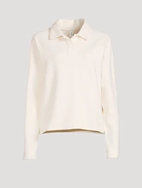 Cozy Long-Sleeve Polo