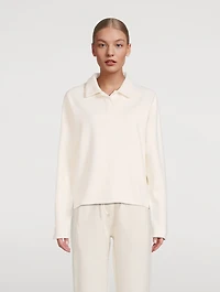 Cozy Long-Sleeve Polo