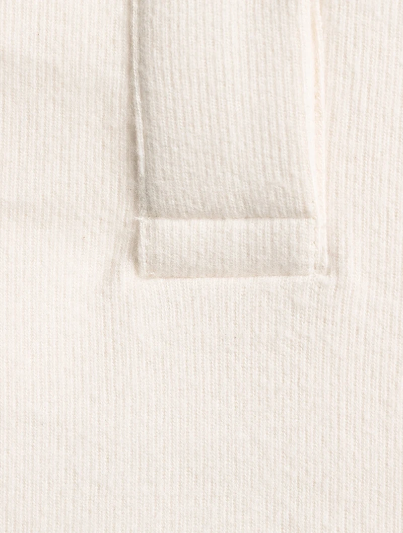 Cozy Long-Sleeve Polo